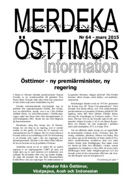 Merdeka Östtimor Information 64 (2015)