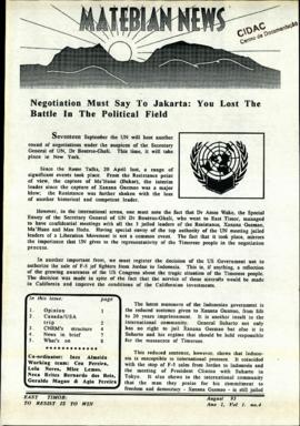 Matebian News (East Timor: To Resist is to Win) 1993-08