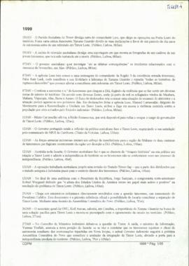 Report Comissão para os Direitos do Povo Maubere (CDPM) 1999