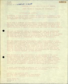 Press release CDPM/APPTL 1985-11-27