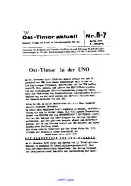 Ost-Timor Akutell, No.6/7, April 1979