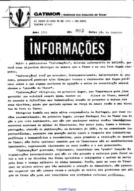 Informacoes, No.3, January 1981