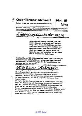 Ost-Timor Akutell, No.19, October 1978