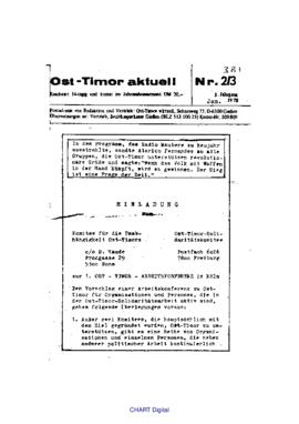 Ost-Timor Akutell, No.2/3, January 1978